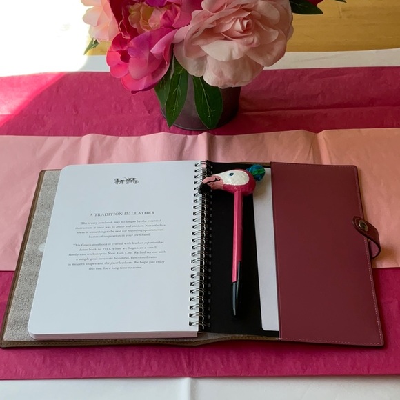 🦩 COACH FLAMINGO NOTEBOOK BUNDLE 🦩NWT 🦩 - Picture 16 of 16